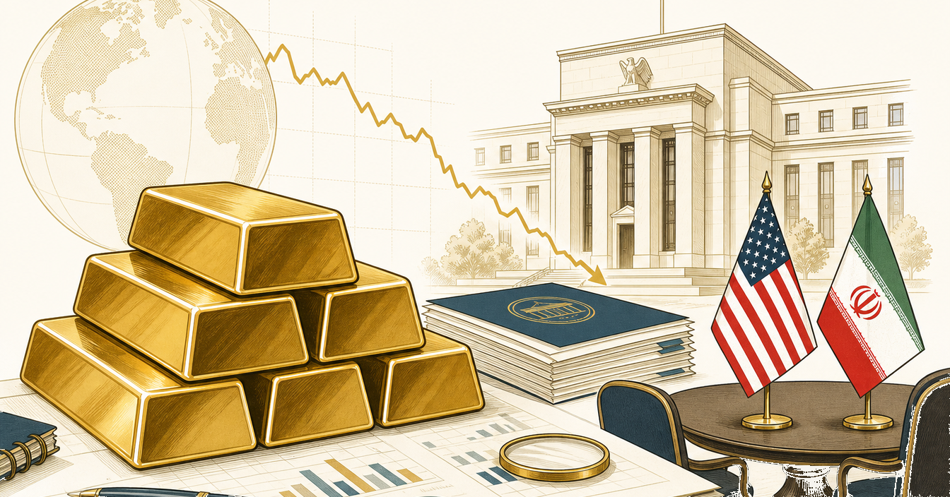 Gold retreats as U.S.-Iran ceasefire talk collides with dollar strength and rate anxiety