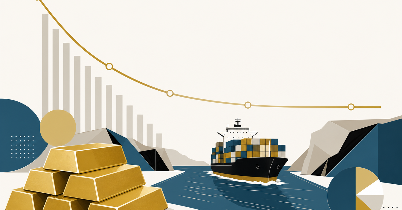 Brent’s forward curve flips as Hormuz flows recover, easing near-term inflation fears watched by gold traders