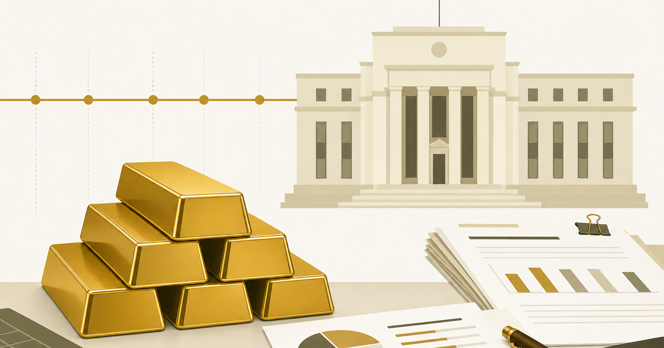 Gold Stabilizes as Federal Reserve Chief Signals Caution on Immediate Rate Hikes