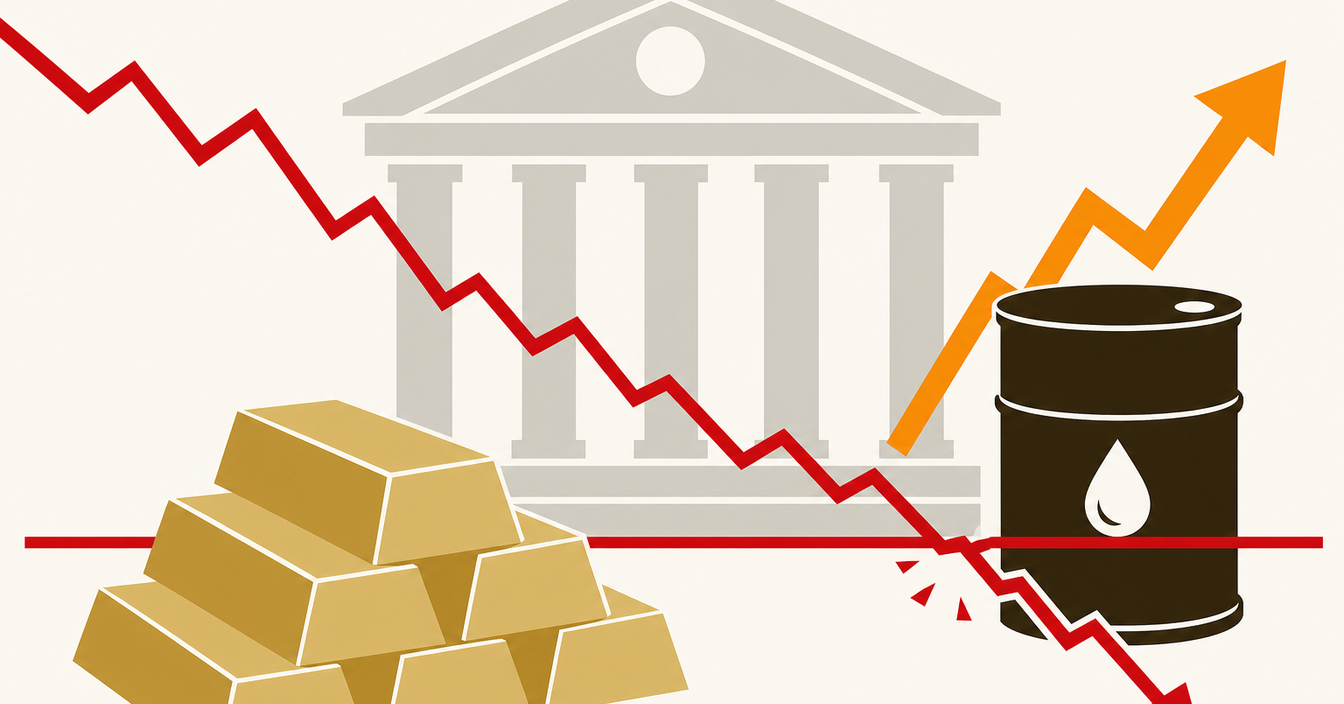 Precious Metals Break Key Support as Energy Spike Intensifies Inflation Fears