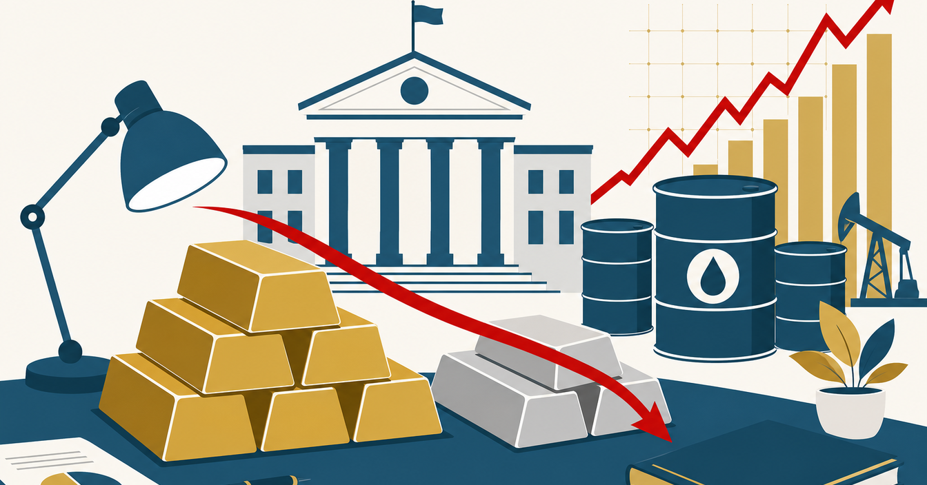 Precious Metals Pressure Mounts as Energy Costs Fuel Expectations of Persistent High Interest Rates