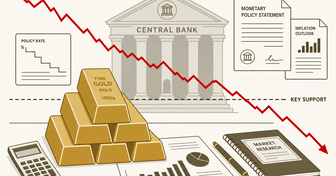 Gold Breaches Key $4,000 Support Following Most Significant Weekly Decline Since June